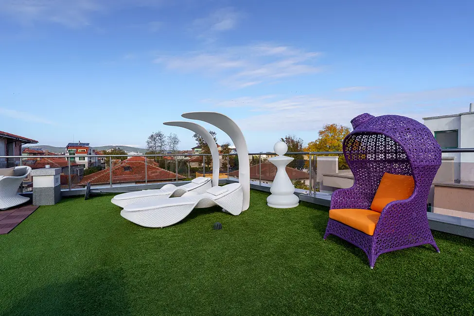 Image of the rooftop terrace
